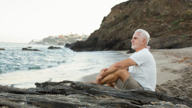 Nature and mental health through beach relaxation