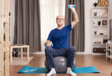 Cardio for older adults with chair-based exercise