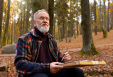Deal with anxiety by journaling in a cozy space