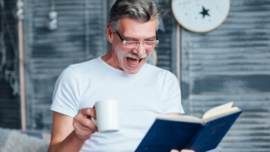 Morning ritual with mindfulness meditation