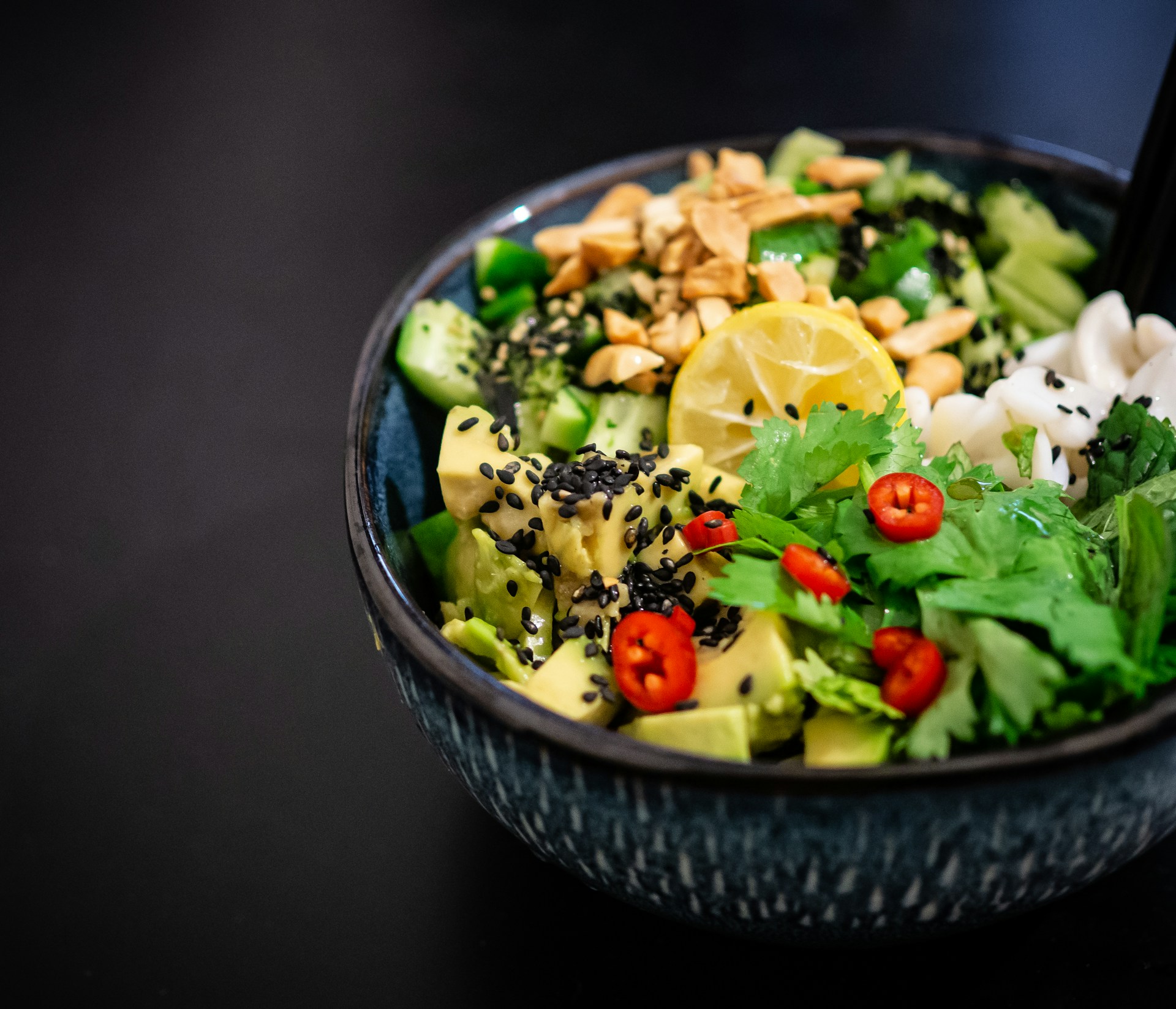 Keto diet recipes with avocado salad