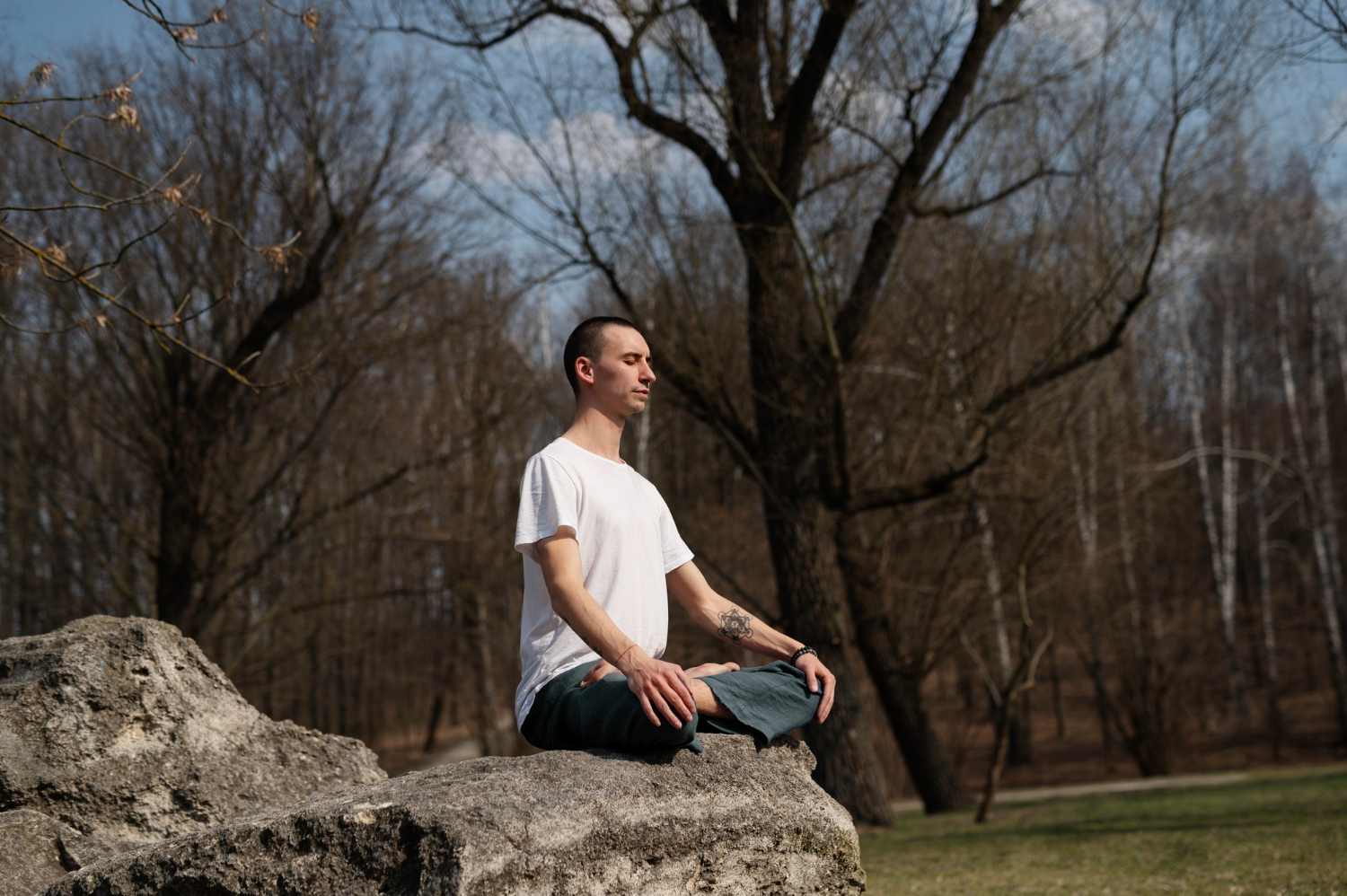 Meditation for beginners using a guided app