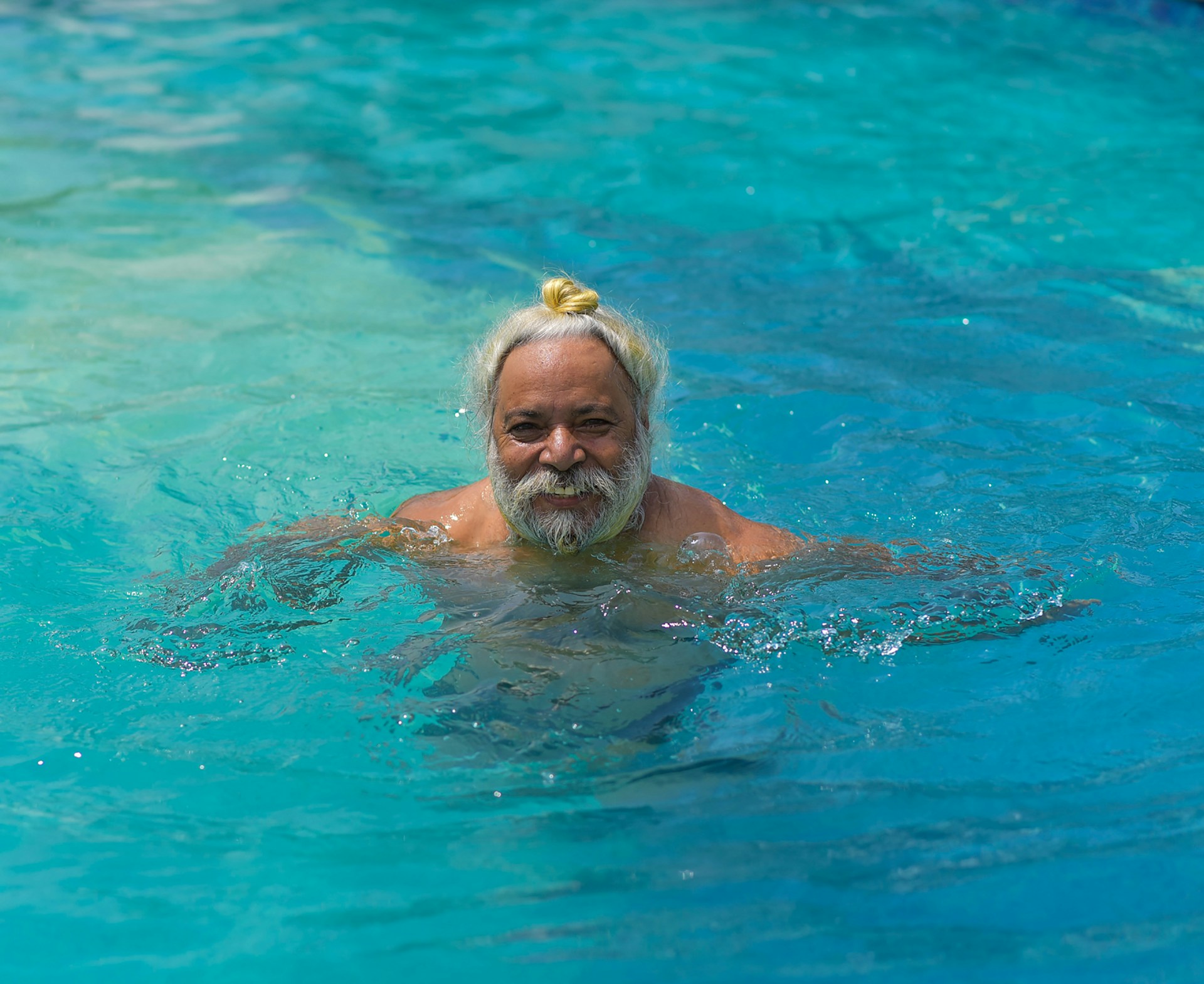 Cardio for older adults with water aerobics